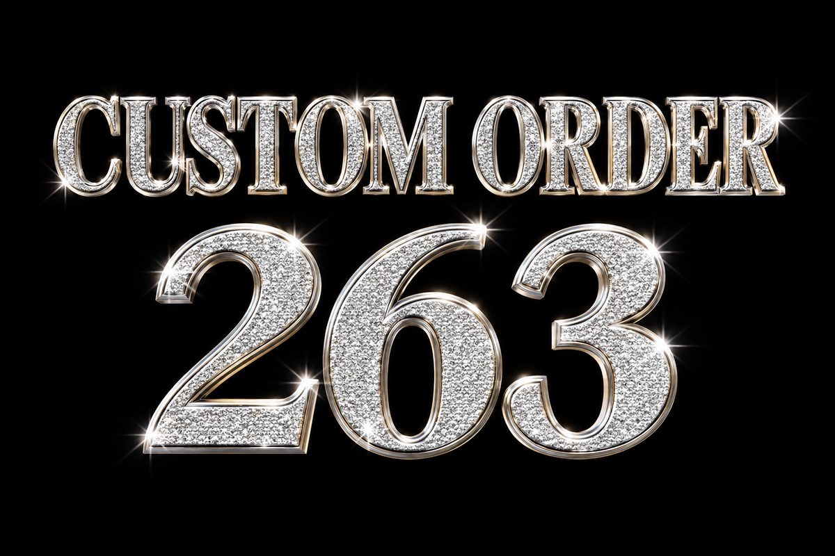 30% Deposit Of $1067 - CUSTOM ORDER 263