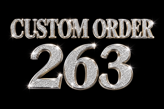 30% Deposit Of $1067 - CUSTOM ORDER 263